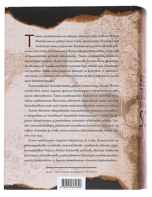 Toinen maailmansota - Beevor, Antony - Historiakirjat - 10105588473 - 1