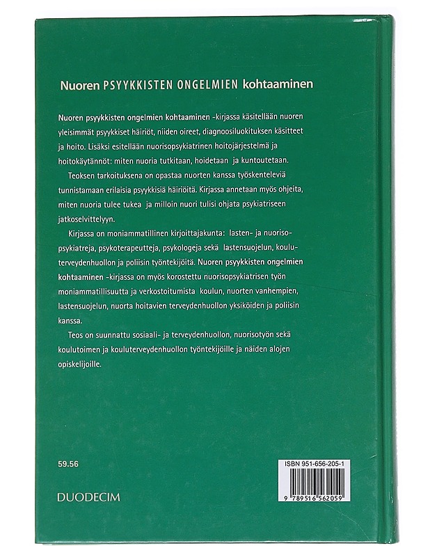 Nuoren psyykkisten ongelmien kohtaaminen - Aalberg, Veikko - Tietokirjat ja oppaat - 10105588490 - 1