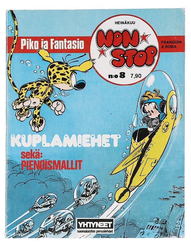 Non Stop 7/1978 n:o 8, Piko ja Fantasio: Kuplamiehet, Pienoismallit - Franquin  - Sarjakuvat - 10105588531 - 0