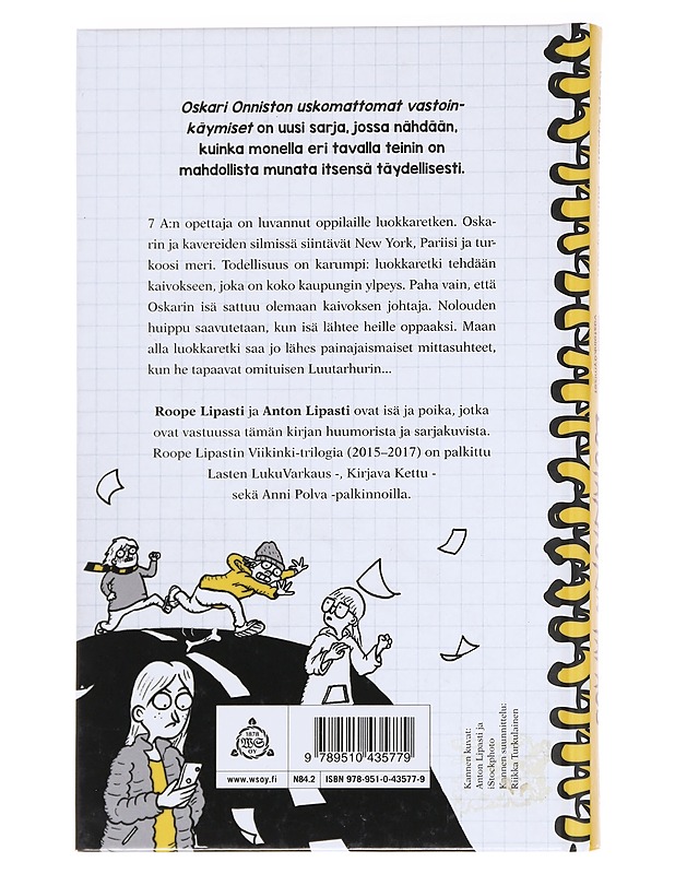 Luutarhurin tapaus / Oskari Onniston uskomattomat vastoinkäymiset - Lipasti, Roope - Nuorten kirjat - 10105588543 - 1