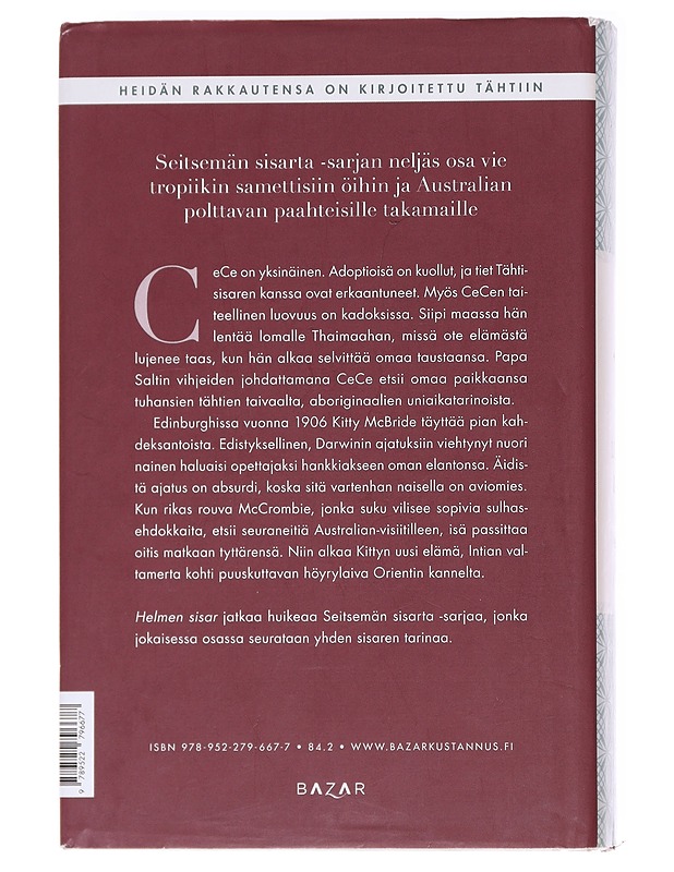 Helmen sisar / Cecen tarina - Riley, Lucinda - Romaanit ja novellit - 10105588560 - 1