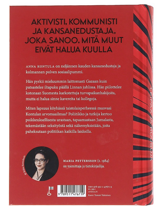 Anna Kontula / leipää ja ruusuja - Maria Pettersson - Elämäkerrat ja muistelmat - 10105588583 - 1