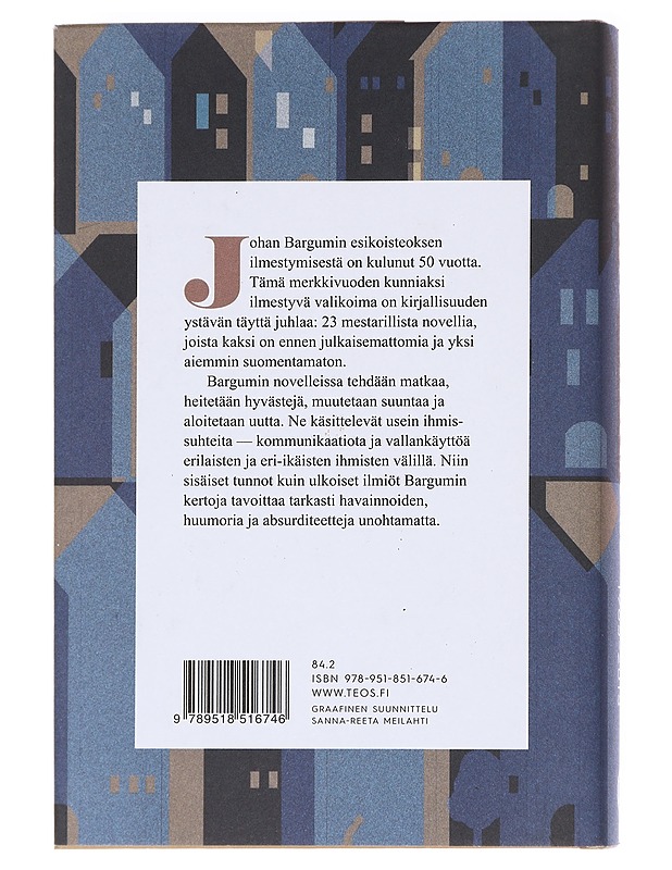 Novelleja 1965-2015 - Bargum, Johan - Romaanit ja novellit - 10105588596 - 1