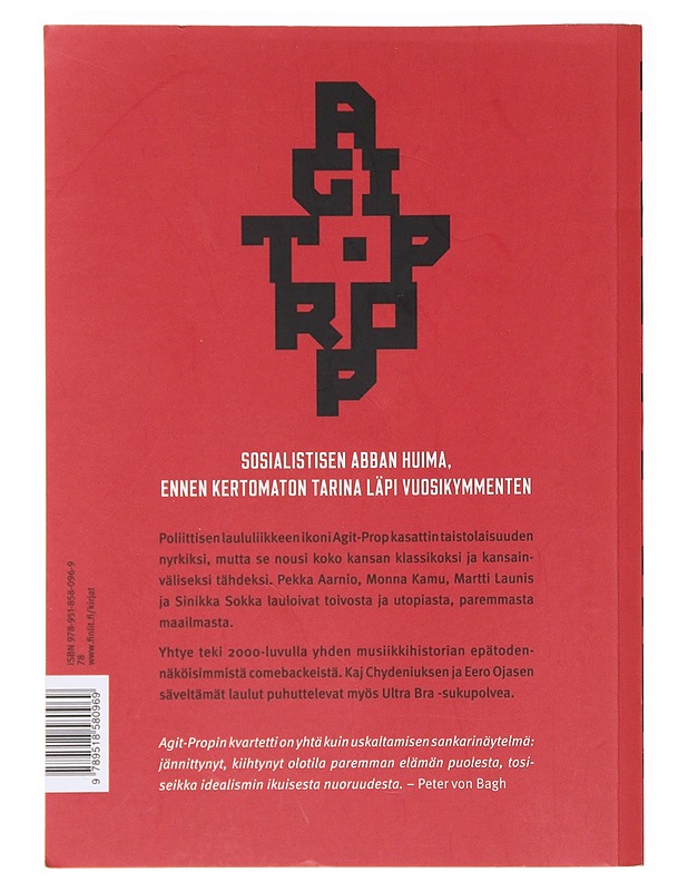 Agit-Prop : lauluja utopiasta - Jouko Aaltonen - Elämäkerrat ja muistelmat - 10105588598 - 1