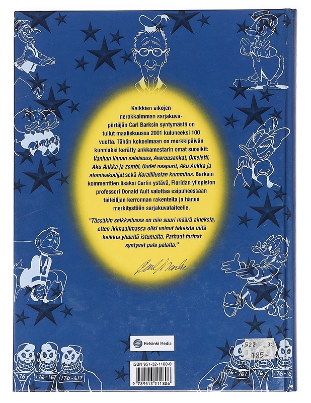 Vuosisadan ankat / Carl Barksin omat suosikit - Carl Barks - Sarjakuvat - 10105588625 - 1