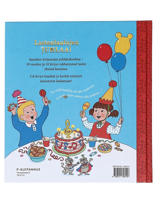 Lastenlaulujen juhlakirja - Huttunen, Pirkko - Lastenkirjat - 10105588678 - 1