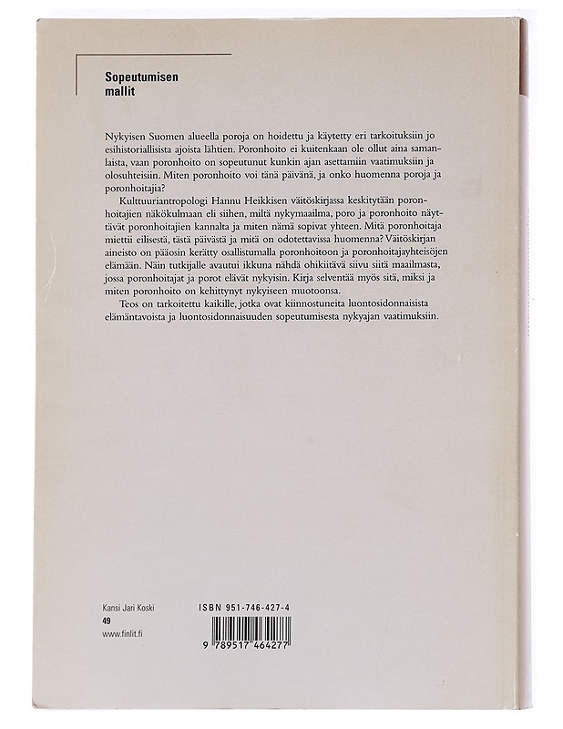 Sopeutumisen mallit - Hannu Heikkinen - Tietokirjat ja oppaat - 10105588697 - 1