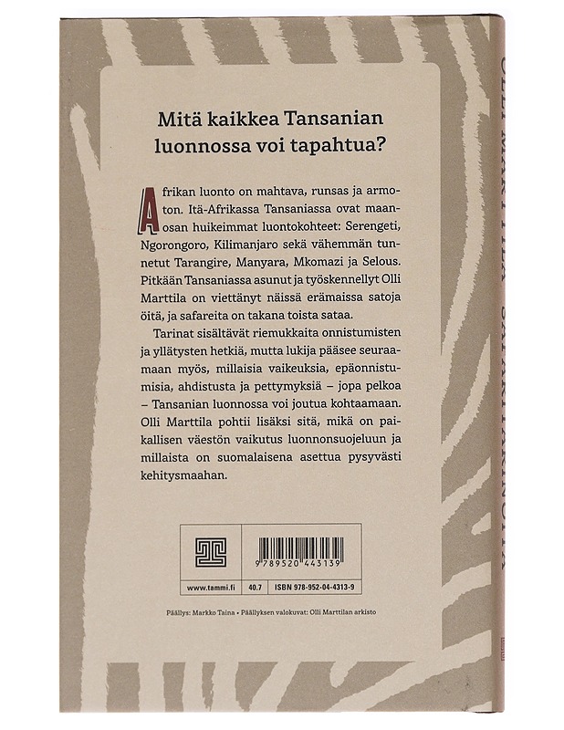 Safaritarinoita - Olli Marttila - Tietokirjat ja oppaat - 10105588700 - 1