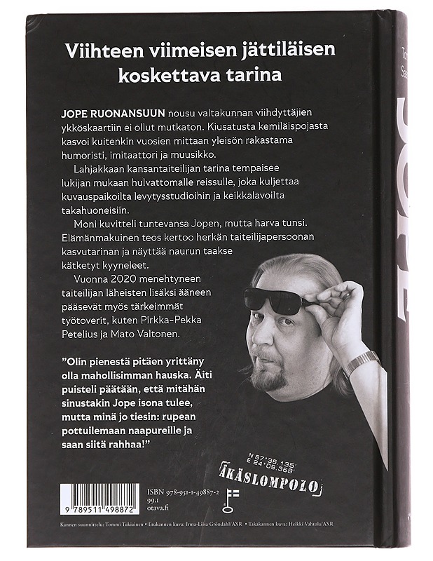 Jope - Tommi Saarela - Elämäkerrat ja muistelmat - 10105588710 - 1