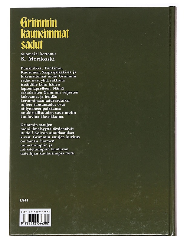 Grimmin kauneimmat sadut - Grimm, Jacob - Lastenkirjat - 10105588728 - 1