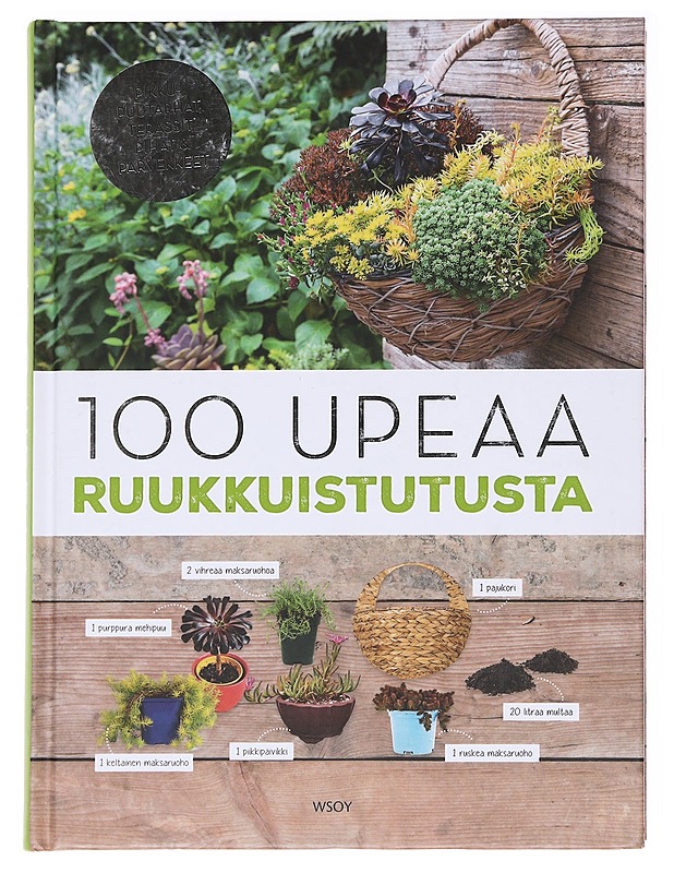 100 upeaa ruukkuistutusta - Delvaux, Catherine - Kirja lahjaksi - 10105588748 - 0