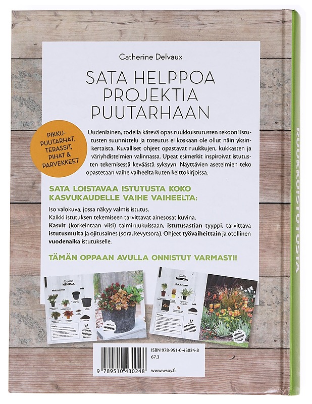 100 upeaa ruukkuistutusta - Delvaux, Catherine - Kirja lahjaksi - 10105588748 - 1