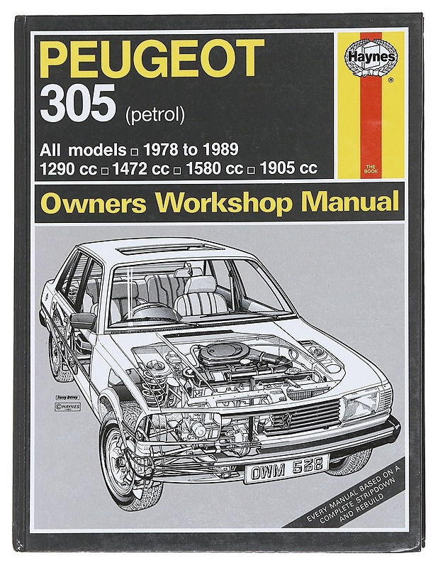 Peugeot 305 owners workshop manual - R. G. O. Hawes - Tietokirjat ja oppaat - 10105588818 - 0