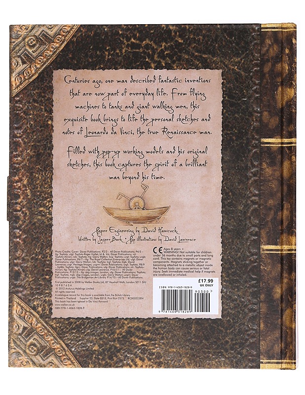 Inventions - Leonardo Da Vinci - Tietokirjat ja oppaat - 10105588828 - 1