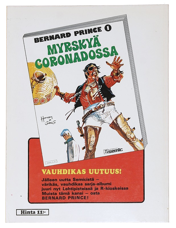 Bob Morane 1: Tankki tyhjänä Seradoon - Henri Vernes - Sarjakuvat - 10105588843 - 1