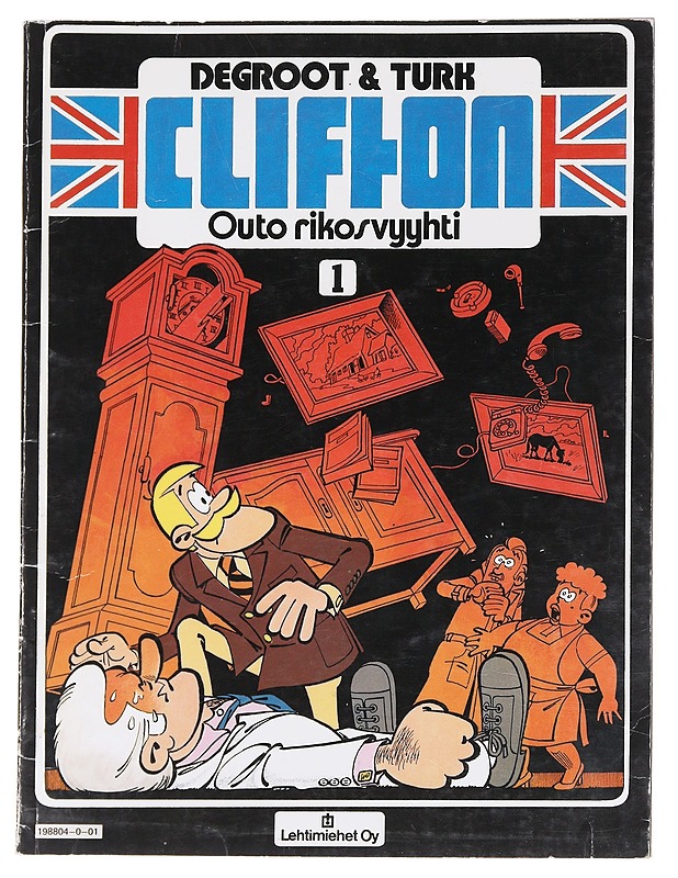 Clifton 1: Outo rikosvyyhti - Degroot & Turk - Sarjakuvat - 10105588856 - 0