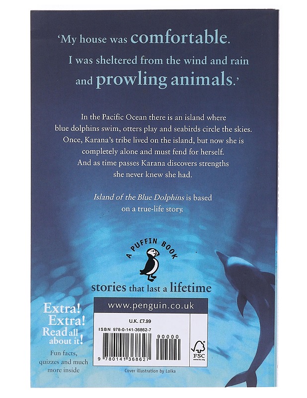 sland of the Blue Dolphins - Scott O'Dell - Romaanit ja novellit - 10105588861 - 1
