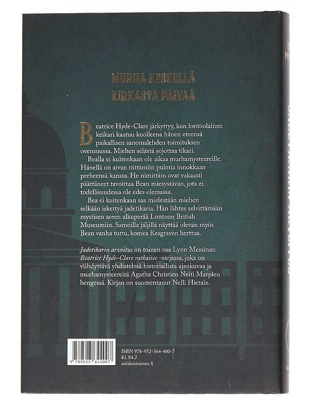 Jadetikarin arvoitus - Messina, Lynn - Romaanit ja novellit - 10105588869 - 1