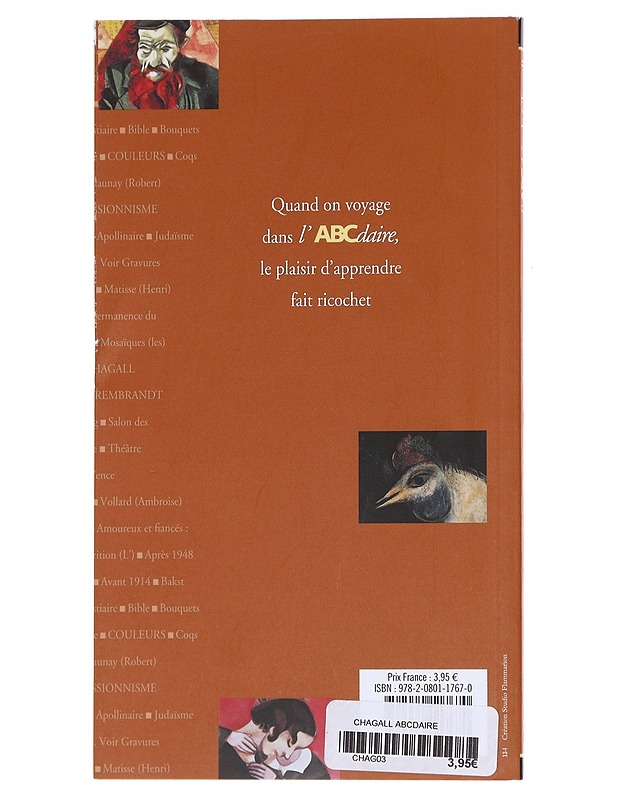L'ABCdaire de chagall - Dampérat, Marie-Hélène - Taide- ja kulttuurikirjat - 10105588872 - 1