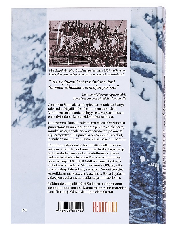 Tähtilippu talvisodassa - Kari Kallonen - Elämäkerrat ja muistelmat - 10105588882 - 1
