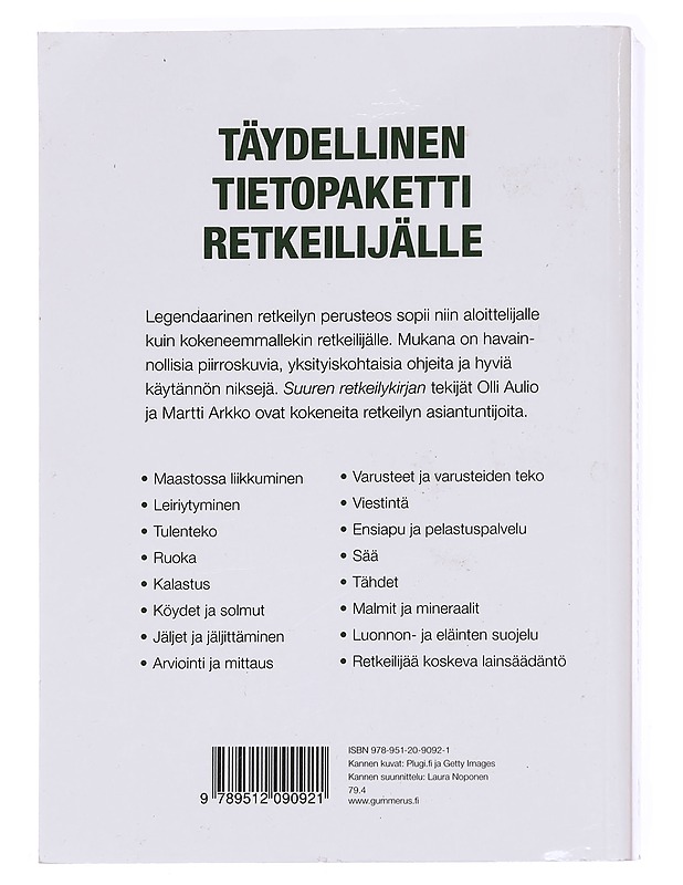 Suuri retkeilykirja - Aulio, Olli - Harrastekirjat - 10105588893 - 1