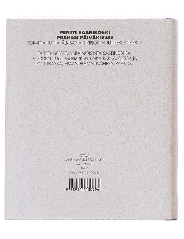 Prahan päiväkirjat - Saarikoski, Pentti - Tietokirjat ja oppaat - 10105588888 - 1