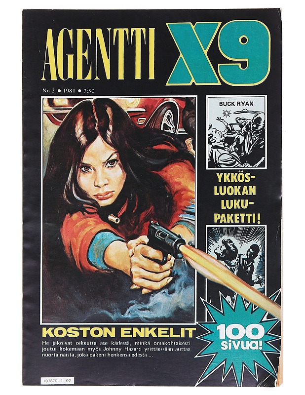 Agentti X9 No 2 / 1981 - Sarjakuvat - 10105588927 - 0
