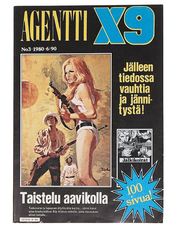 Agentti X9 No 3/1980 - Sarjakuvat - 10105588930 - 0