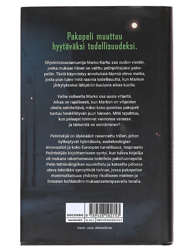 Pelintekijä - Alex Ansamaa - Romaanit ja novellit - 10105588962 - 1