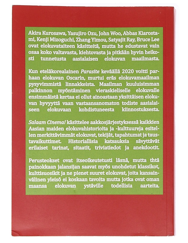 Salaam Cinema! Johdatus aasialaisen elokuvan historiaan - Ranta , Lasse  - Musiikki- ja elokuvakirjat - 10105588963 - 1