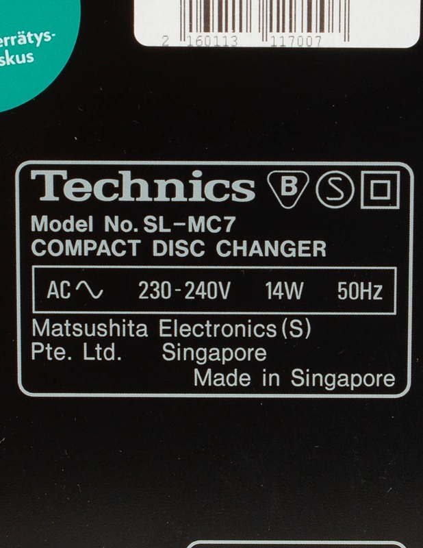 TECHNICS cd-soitin - Audio - 10105589134 - 3