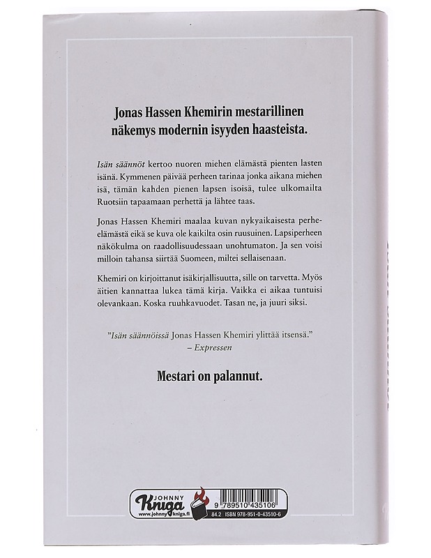 Isän säännöt / romaani - Khemiri, Jonas Hassen - Romaanit ja novellit - 10105589151 - 1
