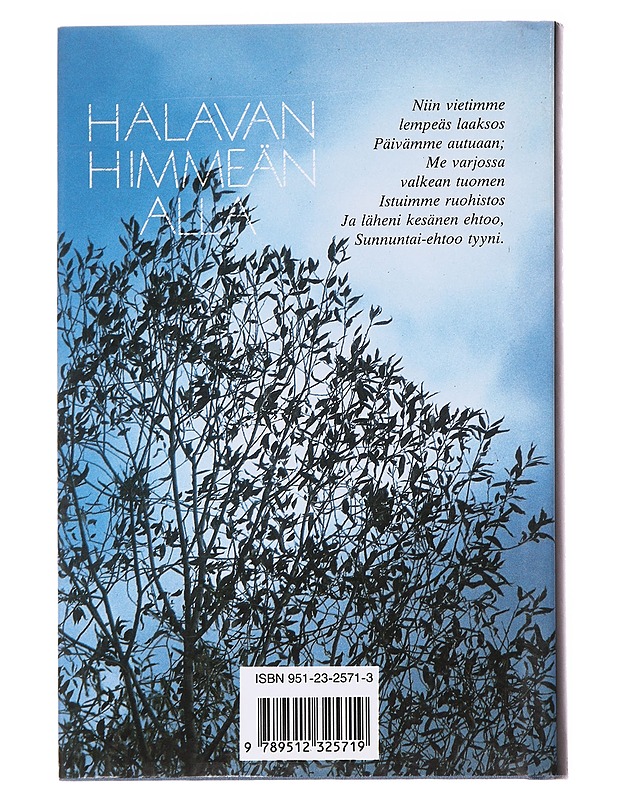 Halavan himmeän alla - Aleksis Kivi - Runot ja näytelmät - 10105589153 - 1