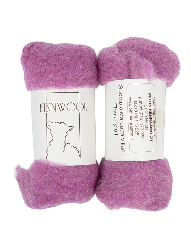PIRTIN KEHRÄÄMÖ OY huovutusvilla, 2x20g/pkt - Käsityö - 10105589160 - 0