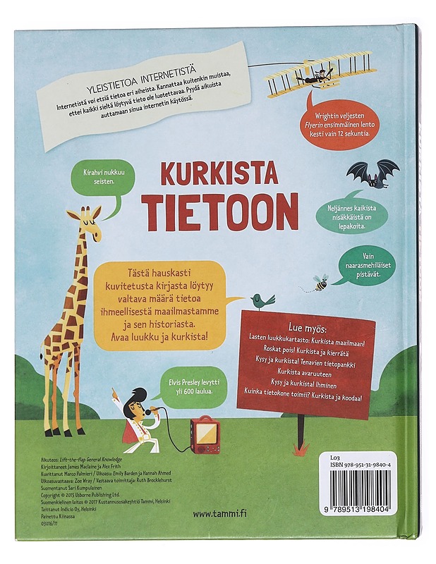 Kurkista tietoon - Maclaine, James - Lastenkirjat - 10105589242 - 1
