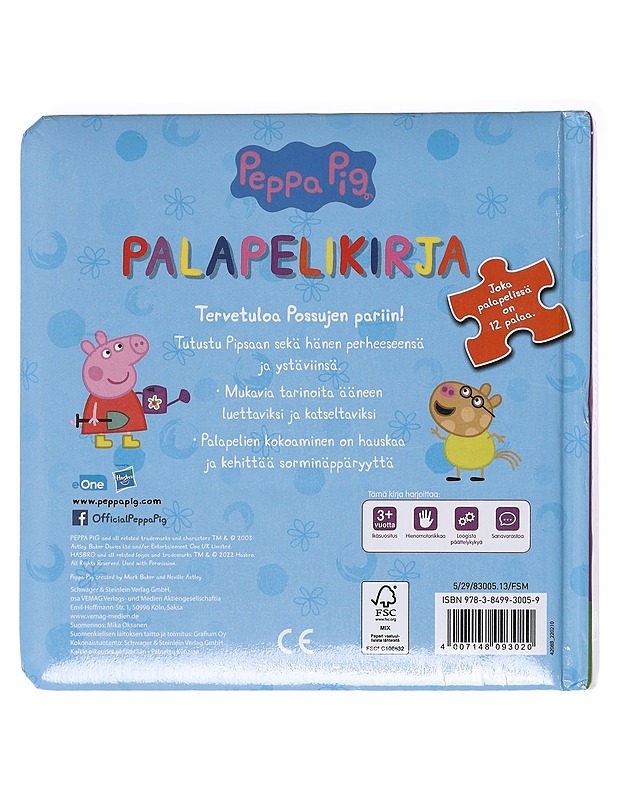 Pappa Possu palapelikirja - Mika Oksanen   - Lastenkirjat - 10105589250 - 1