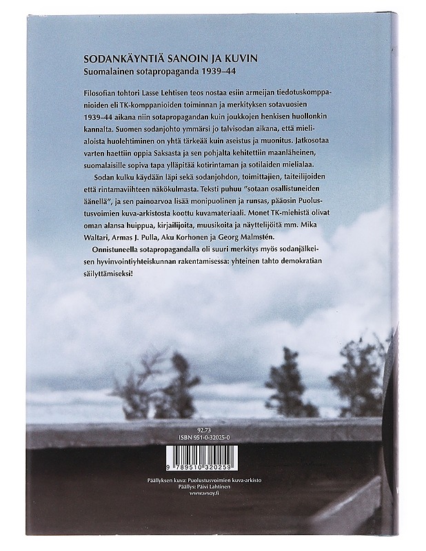 Sodankäyntiä sanoin ja kuvin - Lasse Lehtinen - Historiakirjat - 10105589285 - 1