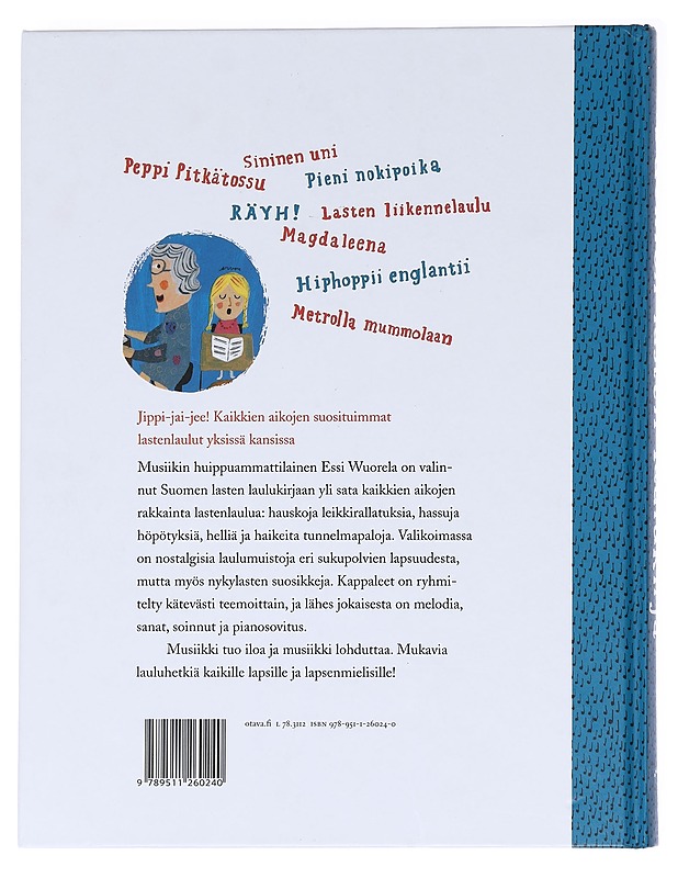 Suomen lasten laulukirja - Wuorela, Essi - Lastenkirjat - 10105589297 - 1