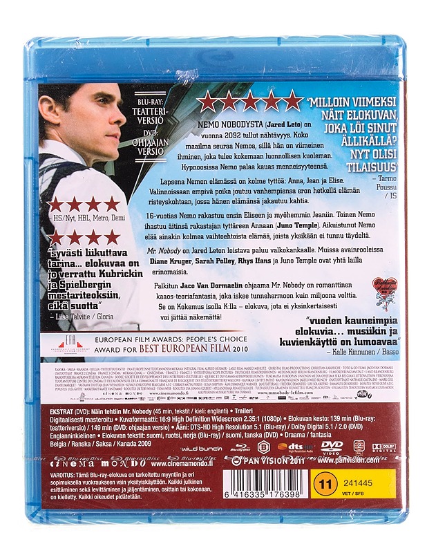 Mr. Nobody - Blu-ray + DVD - DVD-elokuvat - 10105589302 - 1