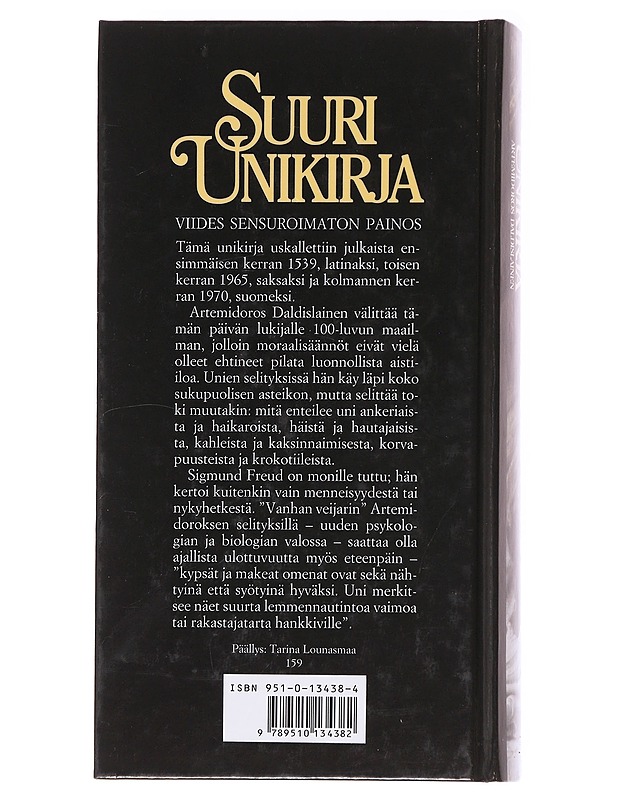 Suuri unikirja - Artemidóros Daldislainen - Tietokirjat ja oppaat - 10105589311 - 1