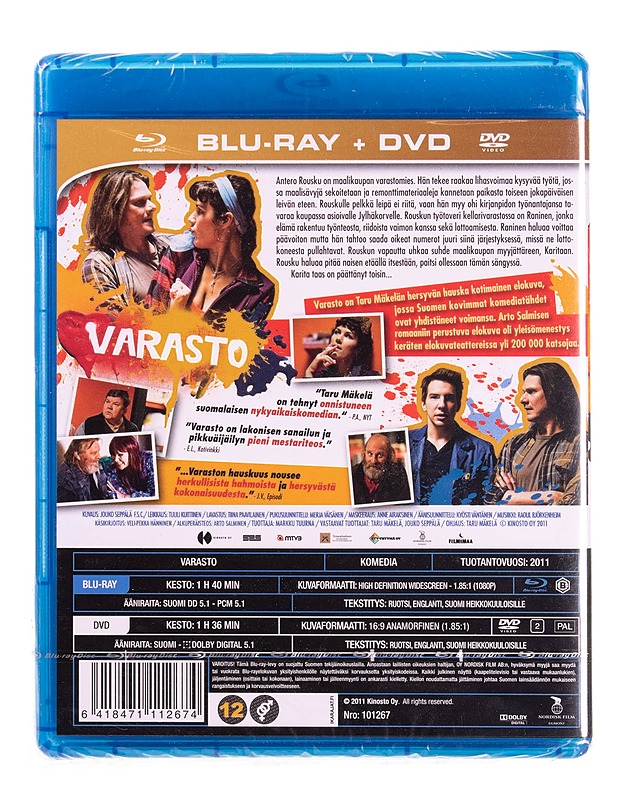 Varasto - Blu-ray + DVD - DVD-elokuvat - 10105589319 - 1