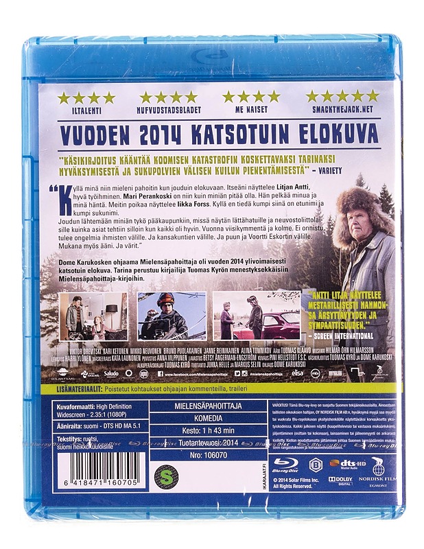 Mielensäpahoittaja - Blu-ray - Blu-ray-levyt - 10105589334 - 1