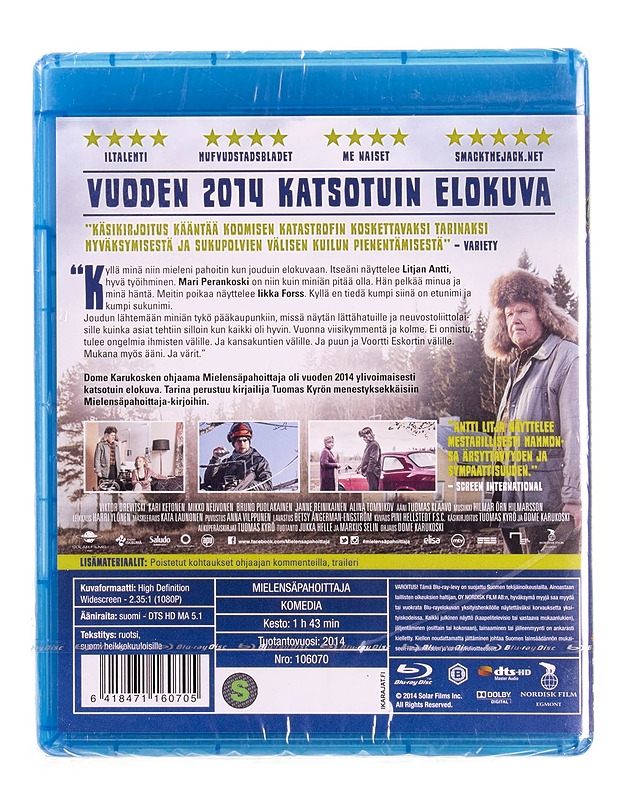 Mielensäpahoittaja - Blu-ray - Blu-ray-levyt - 10105589338 - 1