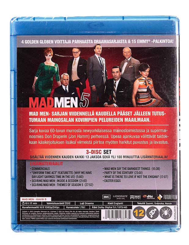 Mad Men : 5 kausi - Blu-ray - Blu-ray-levyt - 10105589349 - 1