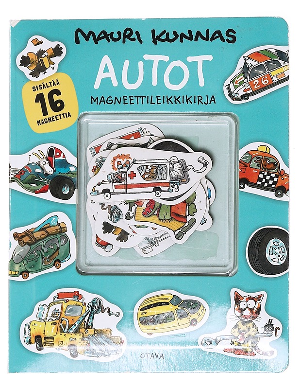 Autot : magneettileikkikirja - Mauri Kunnas - Lastenkirjat - 10105589357 - 0