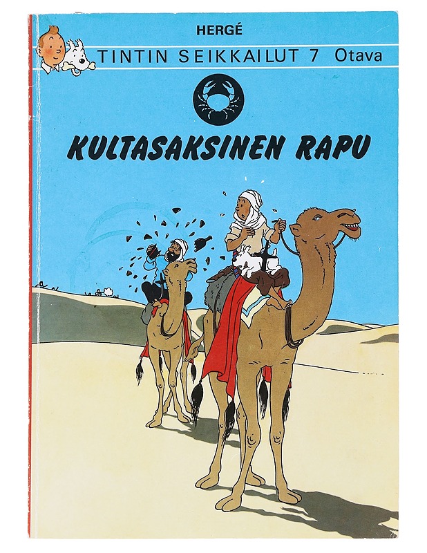 Tintn seikkailut 7: Kultasaksinen rapu - Sarjakuvat - 10105589367 - 0