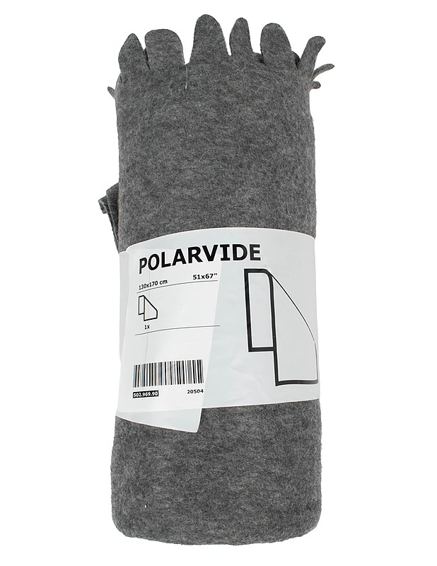 IKEA Polarvide huopa, 130x170 cm - Tyynyt ja peitot - 10105589386 - 0