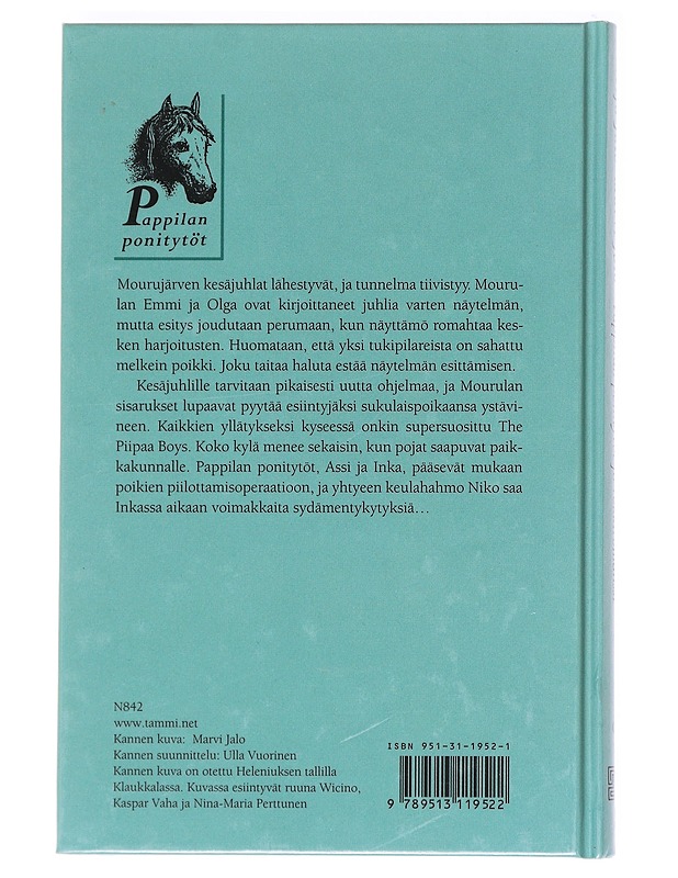 Pappilan ponitytöt ja rokkiromanssi - Jalo, Merja - Romaanit ja novellit - 10105589427 - 1