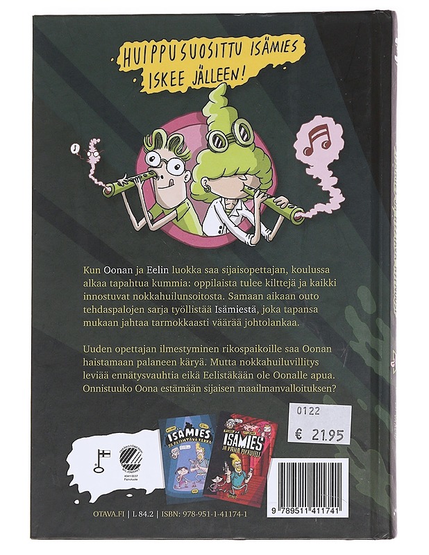 Isämies ja hyytävä hypnoosi - Unkari, Arttu - Lastenkirjat - 10105589429 - 1