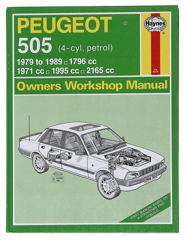 Peugeot 505 owners workshop manual - A. K. Legg - Harrastekirjat - 10105589460 - 0